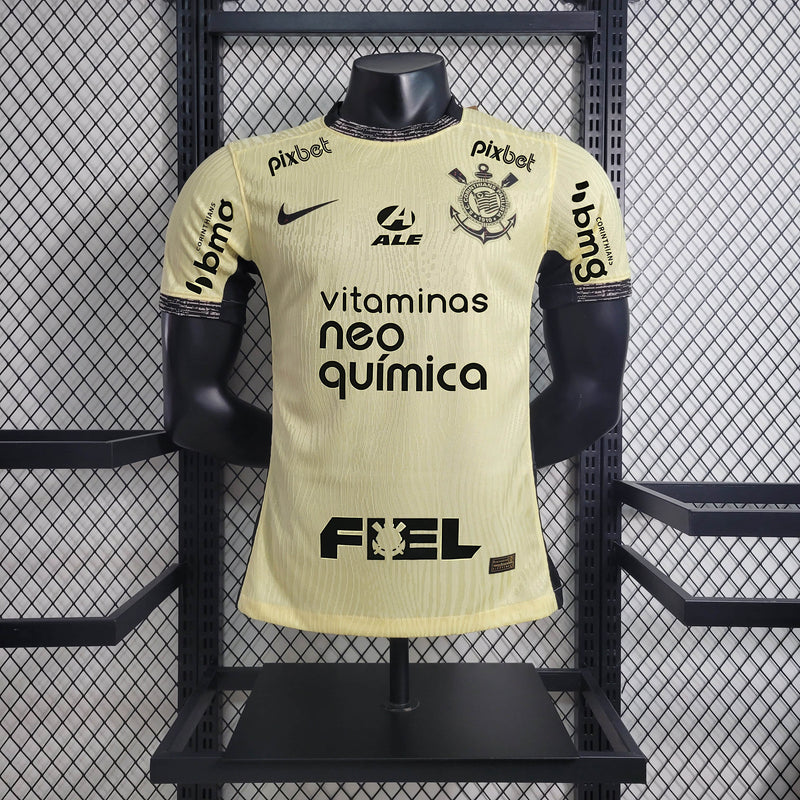 Camisa Corinthians Away III 23/24 Nike Jogador Masculina + Patrocínio
