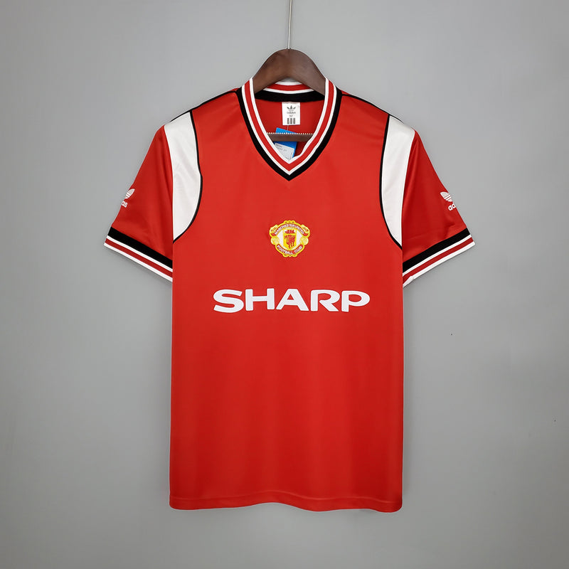 Camisa Manchester United Titular 85/86 - Versão Retro