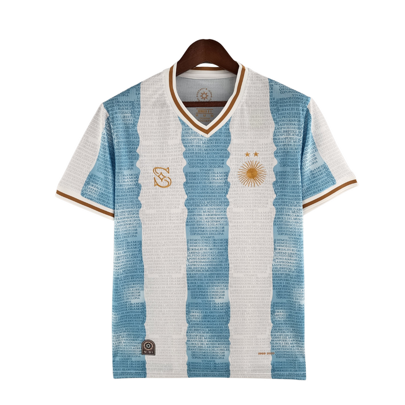 Camisa Argentina Versão Torcedor - Edição Comemorativa Casa 2022/23