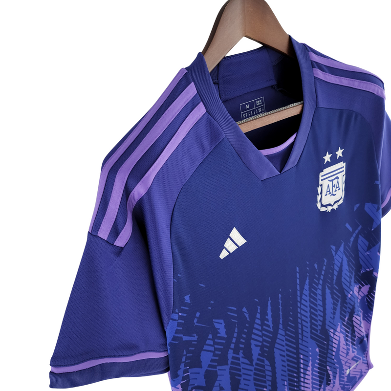 Camisa Argentina Versão Torcedor - Segundo Uniforme Edição Copa do Mundo 2022