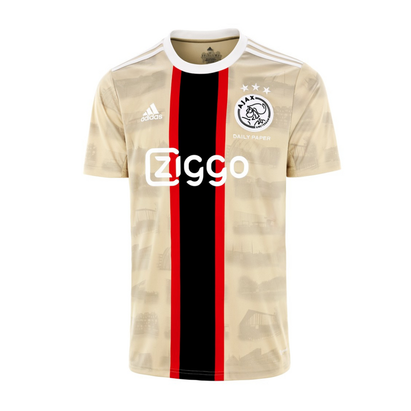 Camisa AJAX Versão Torcedor Dourada - Terceiro Uniforme Temporada 2022/23