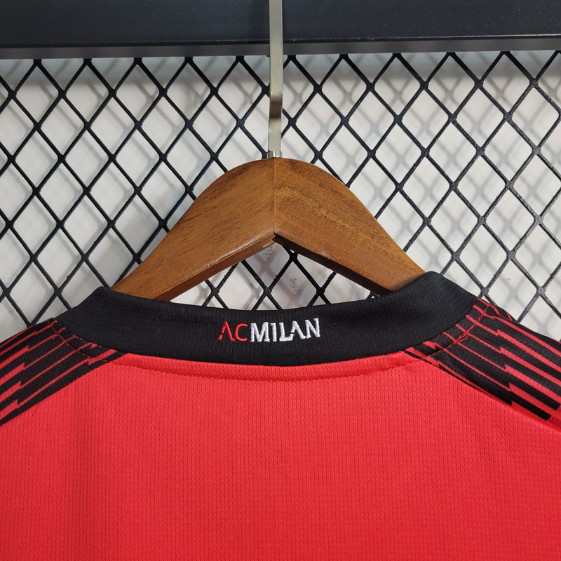 Camisa A.C Milan Casa 23/24 - Versão Torcedor