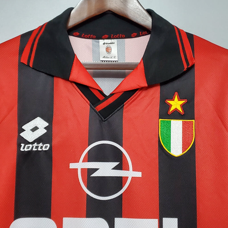 Camisa Milan Titular 96/97 - Versão Retro