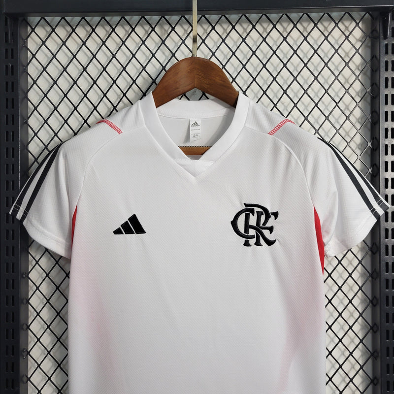 Kit Infantil Flamengo Treino 23/24 - Branco