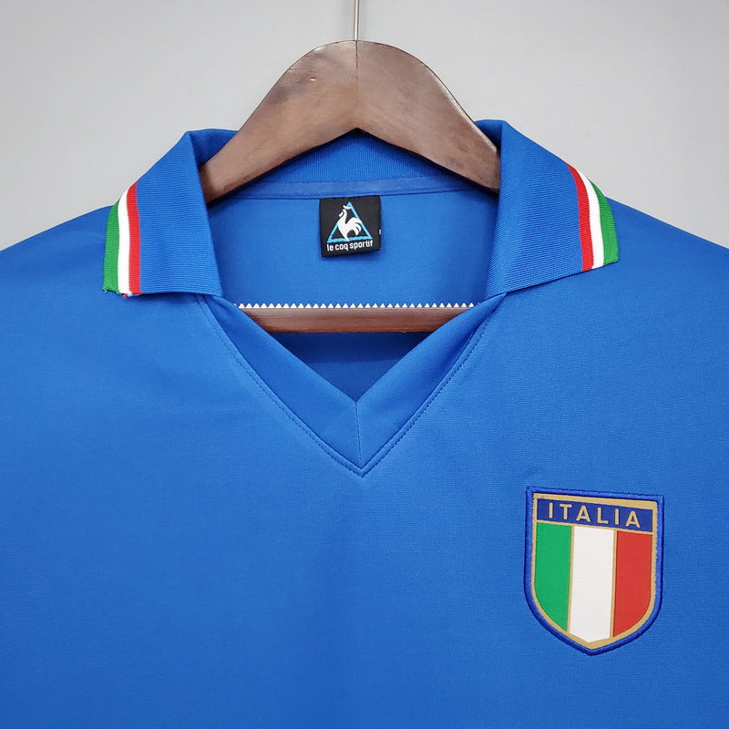 Camisa Itália Titular 1982 - Versão Retro