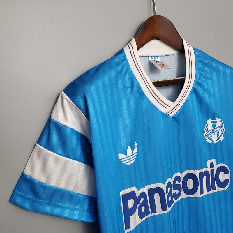 Camisa Olympique de Marseille Reserva 90/91 - Versão Retro