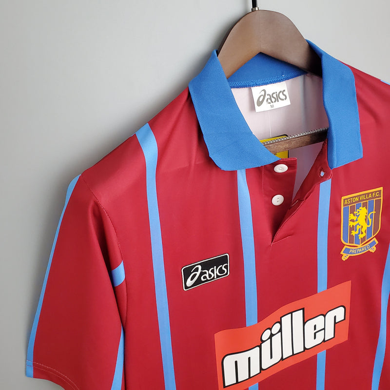 Camisa Aston Villa Titular 93/95 - Versão Retro