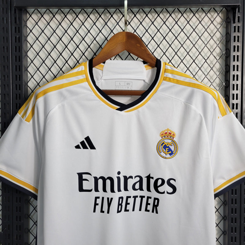 Camisa Real Madrid Home 23/24 - Adidas Torcedor Masculina - Lançamento