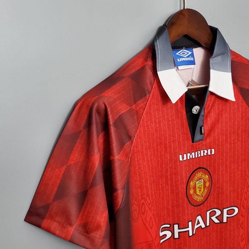 Camisa Manchester United Titular 1996 - Versão Retro