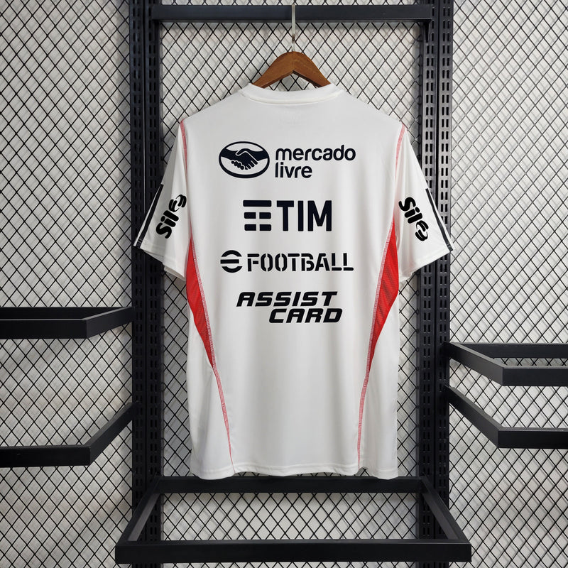 Camisa Flamengo Treino branca  23/24 - Full patrocínios