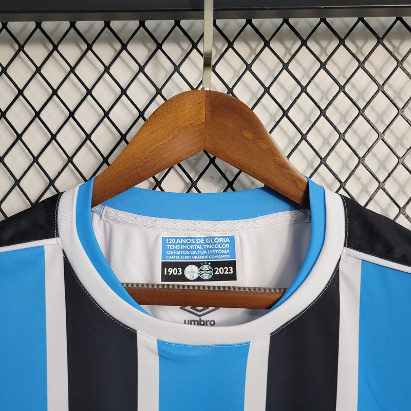 Camisa Grêmio Home 23/24 - Umbro Torcedor Masculina - Lançamento