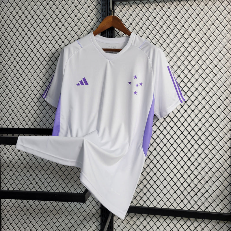 Camisa Cruzeiro Treino 23/24 - Adidas Torcedor Masculina - Branca