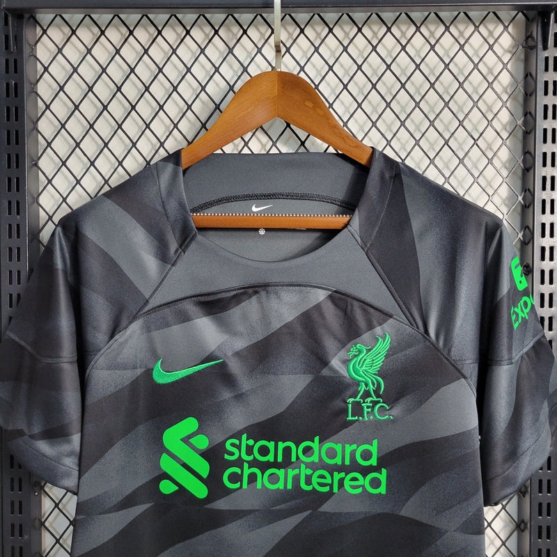 Camisa Liverpool Goleiro 23/24 - Nike Torcedor Masculina - Lançamento