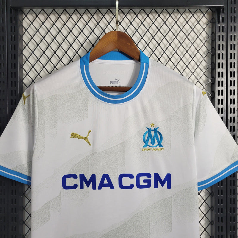 Camisa Olympique de Marseille Home 23/24 - Puma Torcedor Masculina