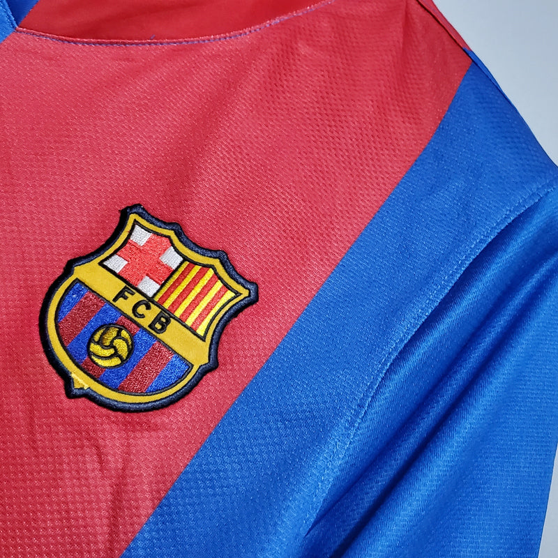 Camisa Barcelona Titular 06/07 - Versão Retro