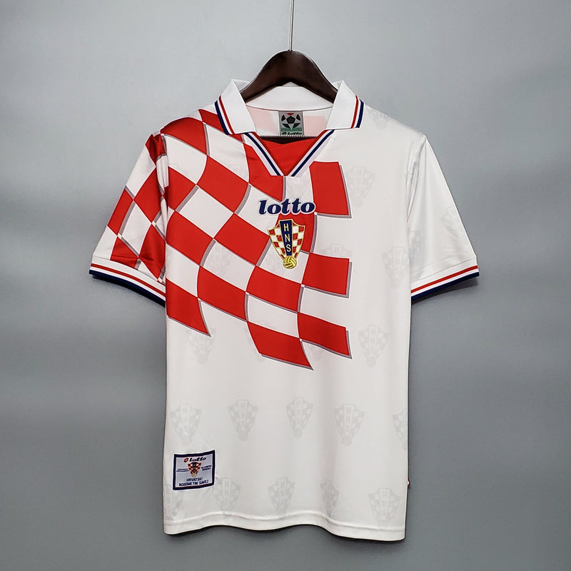 Camisa Croácia 1998 Titular - Versão Retro