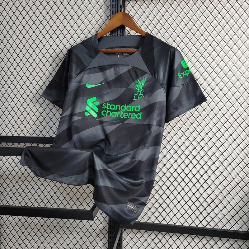 Camisa Liverpool Goleiro 23/24 - Nike Torcedor Masculina - Lançamento