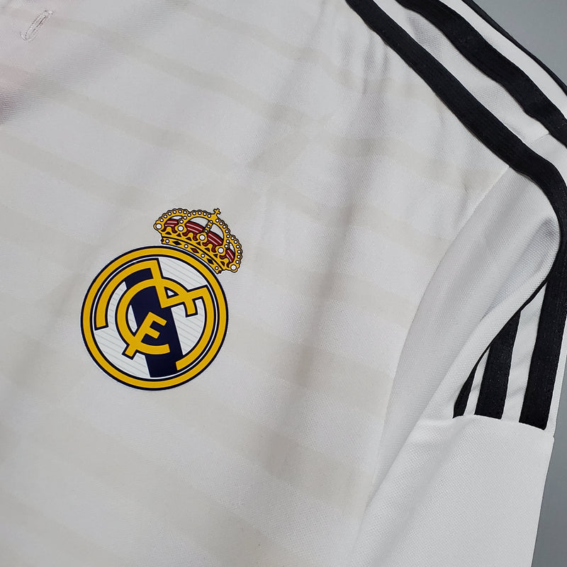 Camisa Real Madrid Titular 14/15 - Versão Retro Manga Comprida