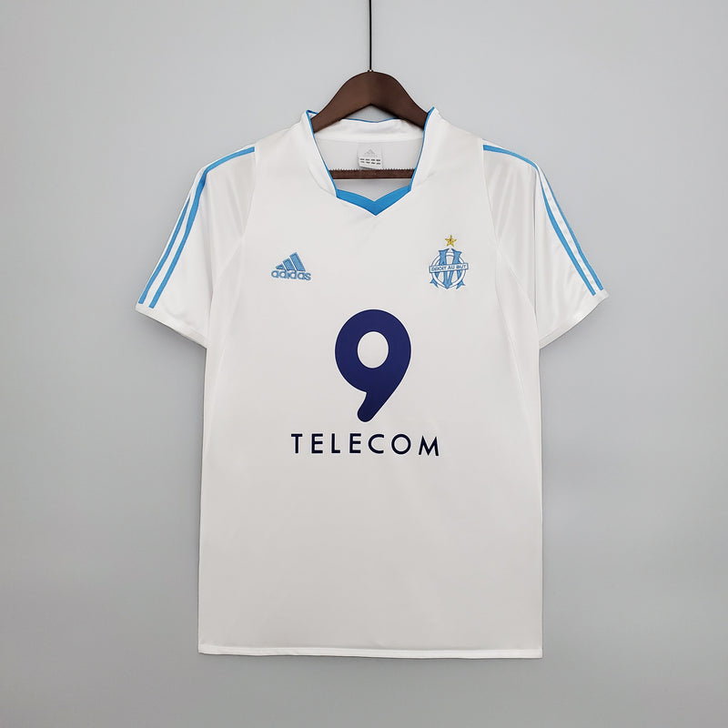 Camisa Olympique de Marseille Titular 02/03 - Versão Retro