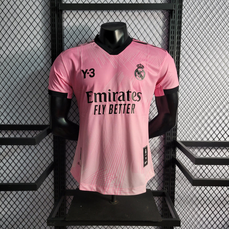 Camisa Real Madrid Edição Especial Y3 Rosa 22/23 - Versão Jogador