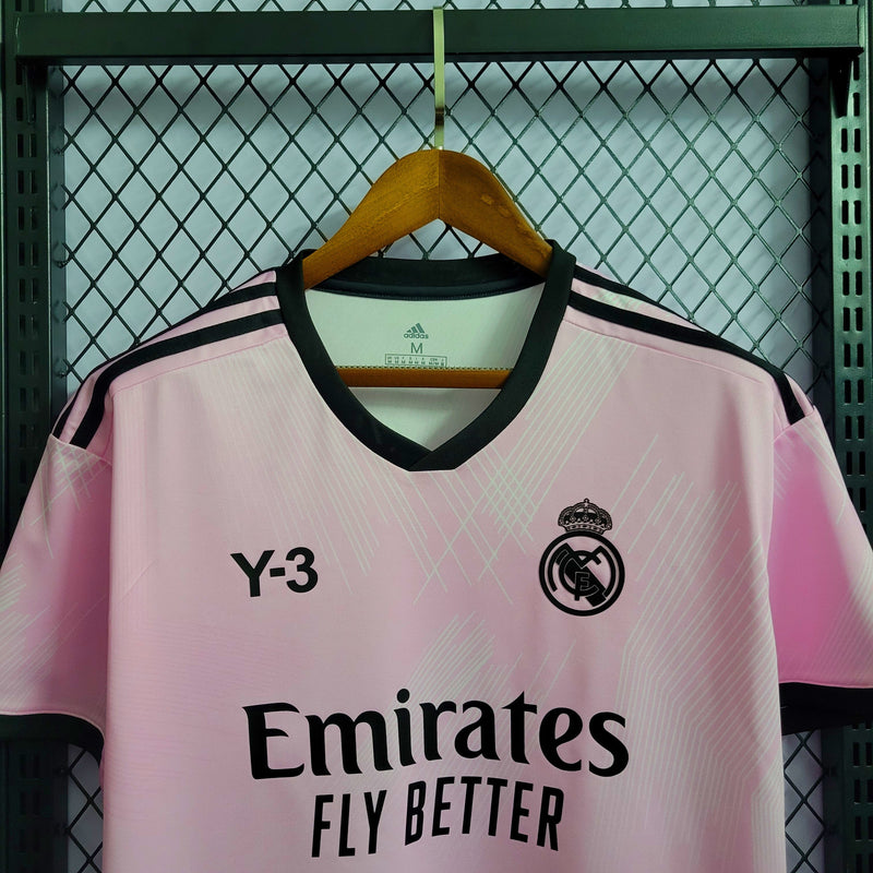 Camisa Real Madrid Edição Especial Y3 Rosa 22/23 - Versão Torcedor