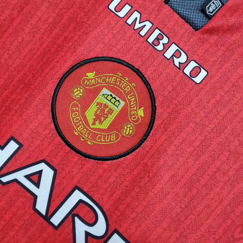 Camisa Manchester United Titular 1996 - Versão Retro