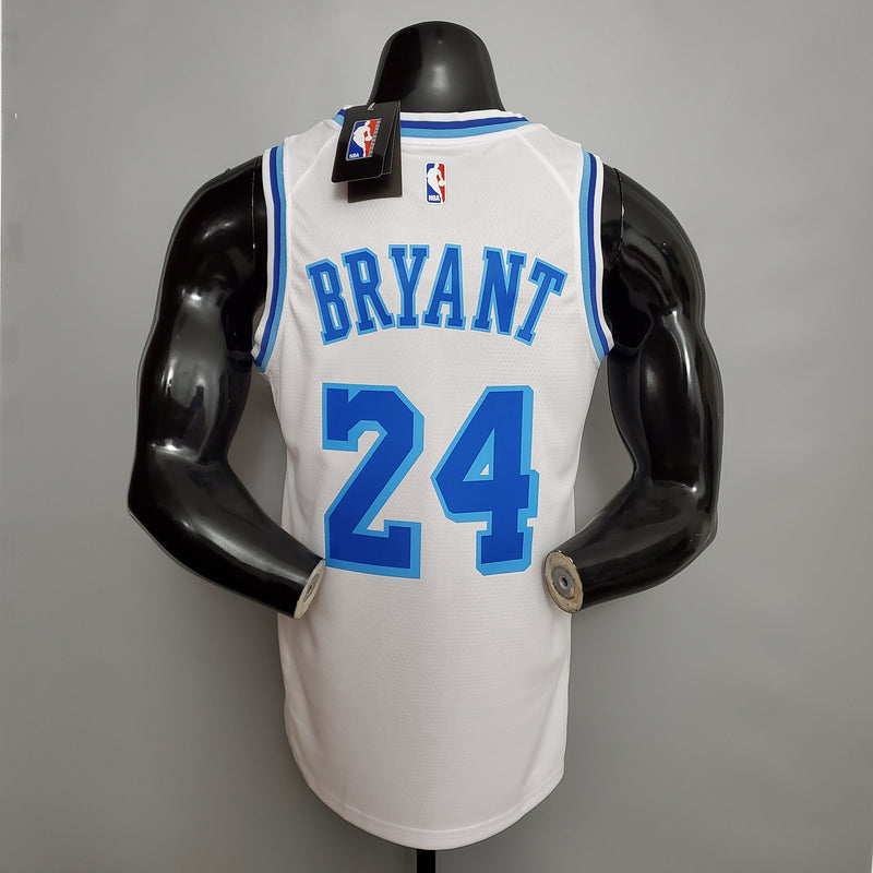Camisa NBA Lakers #8 #24 Before/After Bryant Retro Night White - 23/24