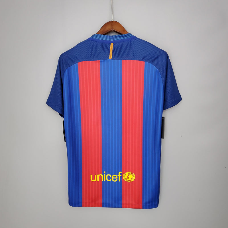 Camisa Barcelona Titular 16/17 - Versão Retro