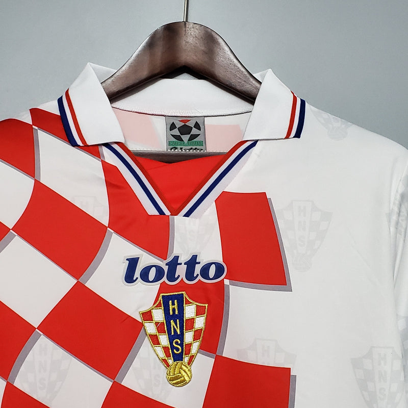 Camisa Croácia 1998 Titular - Versão Retro