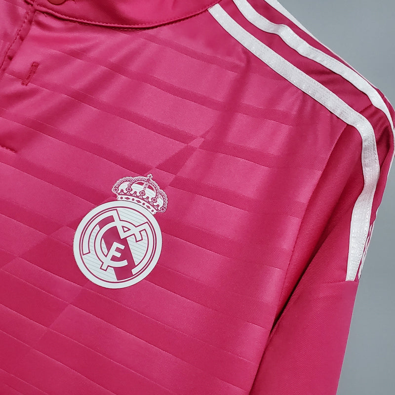 Camisa Real Madrid Reserva 14/15 - Versão Retro Manga Comprida
