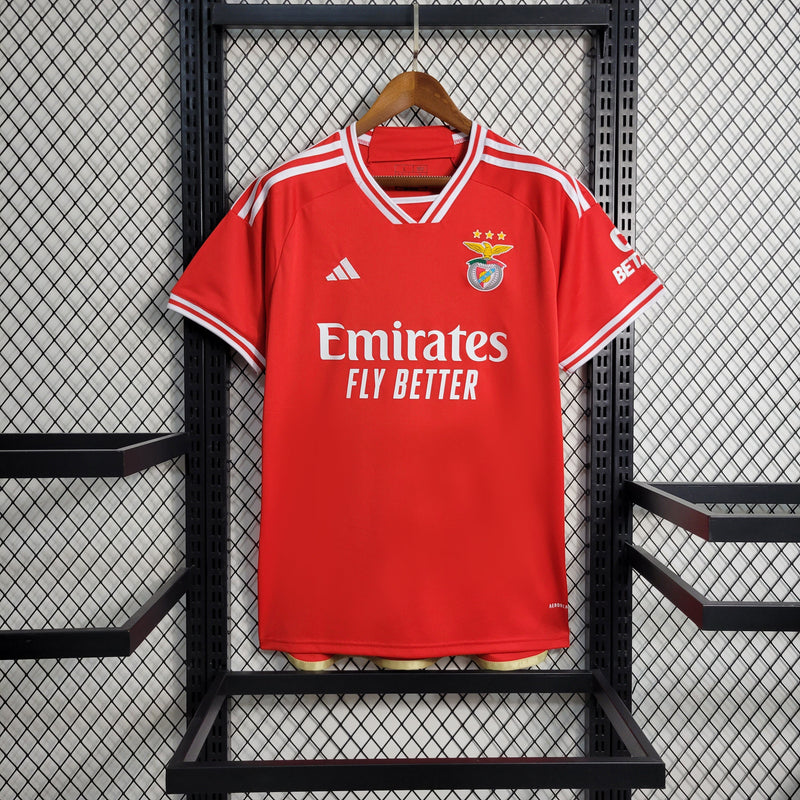 Camisa Benfica Home  23/24 - Adidas Torcedor Masculina - Lançamento