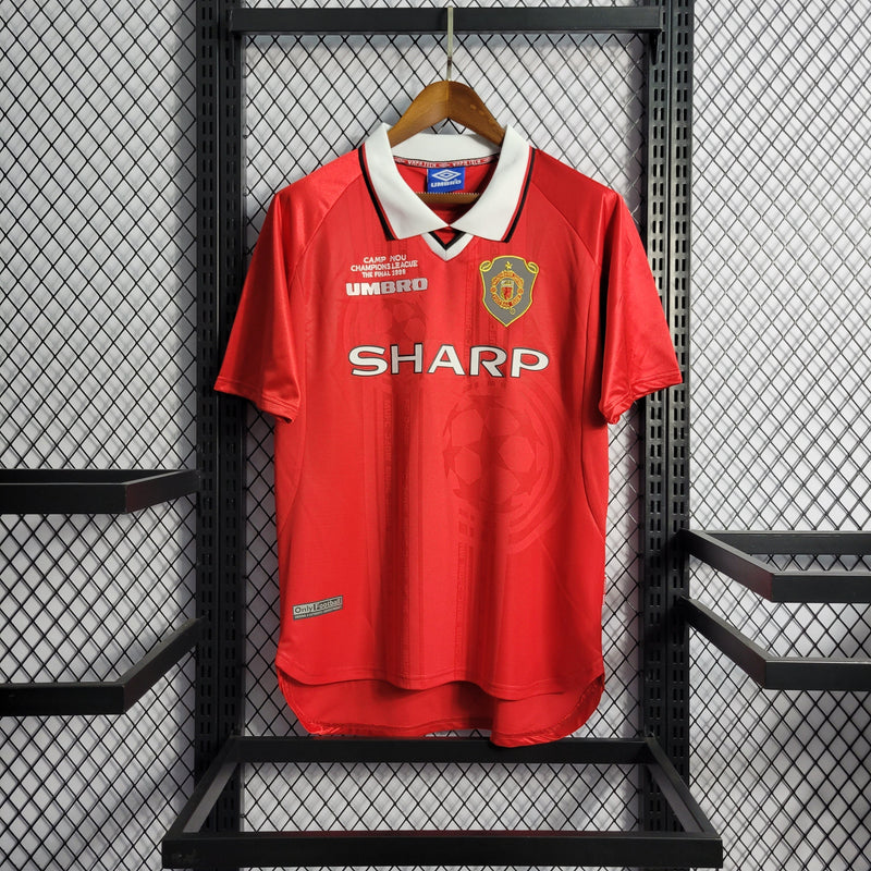 Camisa Manchester United Titular 1999 - Versão Retro